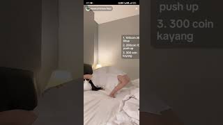 Live Jesina Fortuna Kayang Kelihatan Hitam2