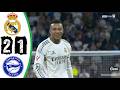 ملخص مباراة ريال مدريد والافيس 2 1 اهداف مباراة ريال مدريد اليوم