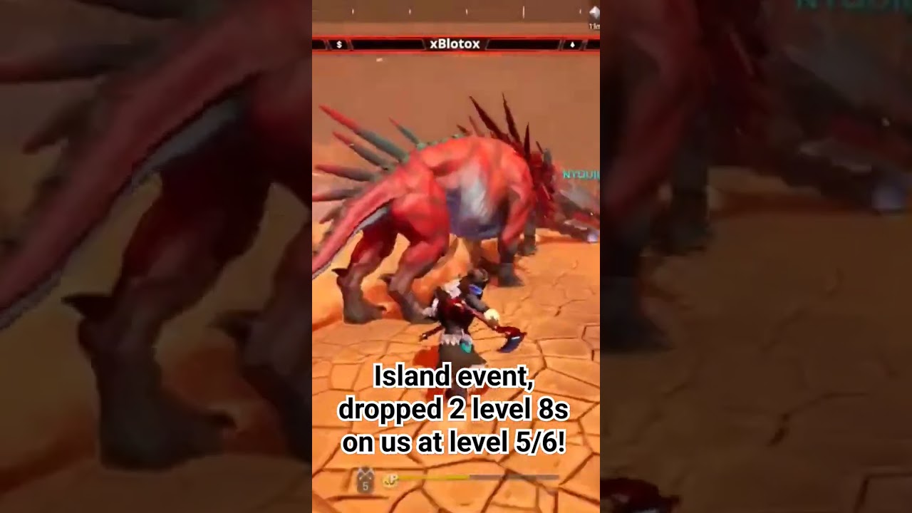 Dauntless Island event! Way to strong for us but we had backup!