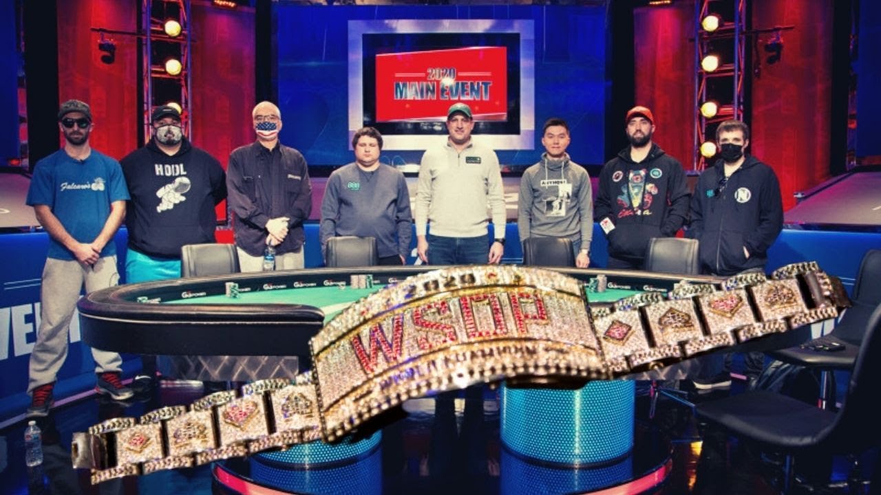 2020 WSOP Main Event Final Table YouTube