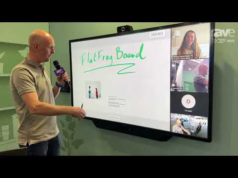 ISE 2022: FlatFrog Demos the FlatFrog Board, an All-in-One Collaboration Board Solution