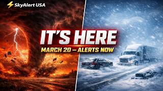 NO SPRING HERE:45 MILLION Under Alerts, Polar Vortex Core LOCKED Over Canada Storms Return This Week