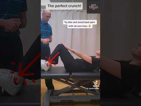 The Perfect Crunch No Back Pain Abs Workout Crunches 