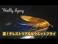 ウェットフライ・タイイング[ドライ派も納得のボディ！夏の強力なウエットフライ]
