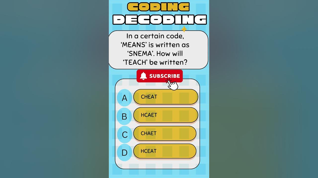 Coding decoding practice questions 64 coding decoding tricks genius