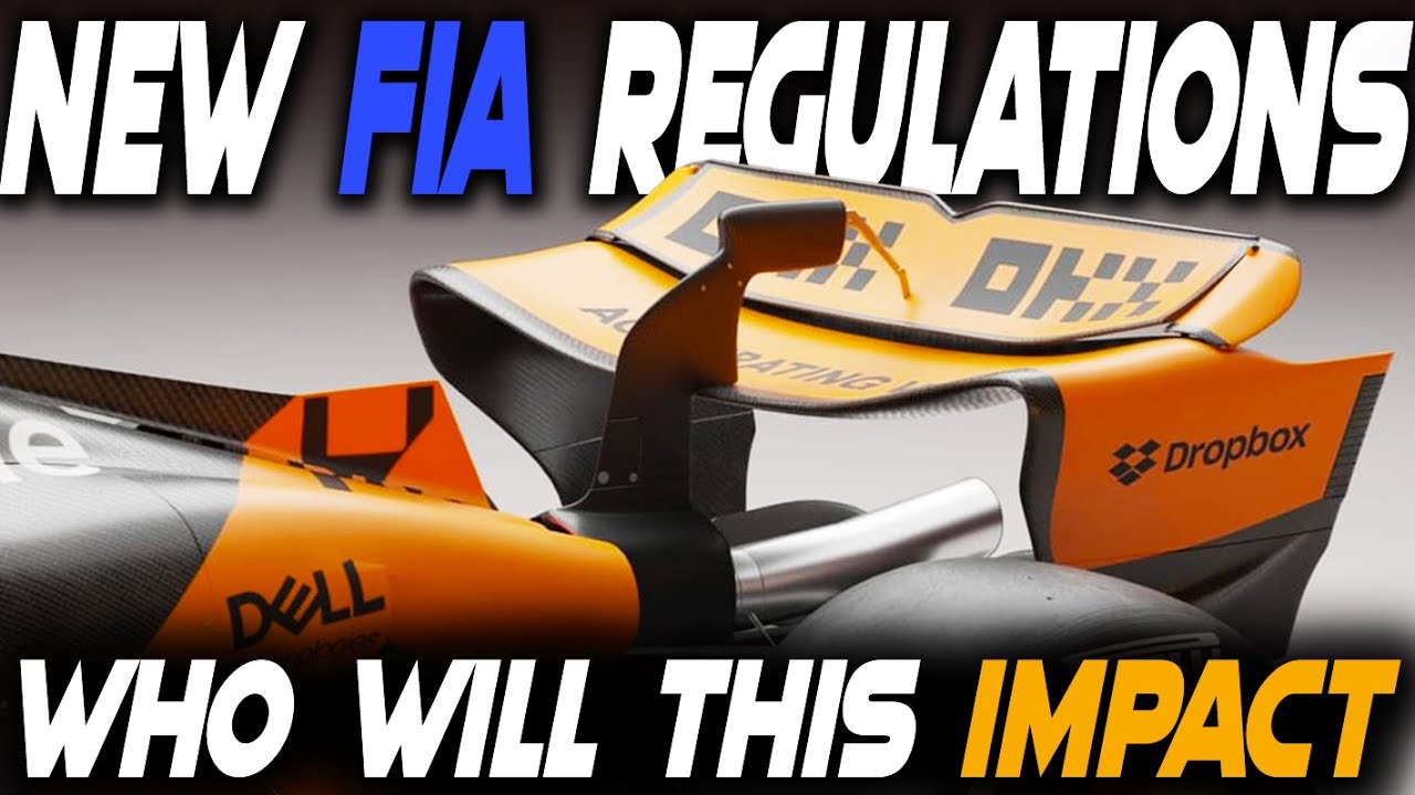 NEW REAR WING FIA REGULATIONS | MCLAREN - YouTube