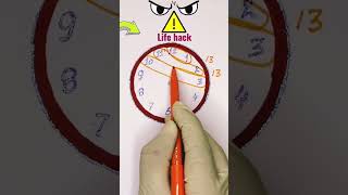 Clock Life Hack #colors #clock