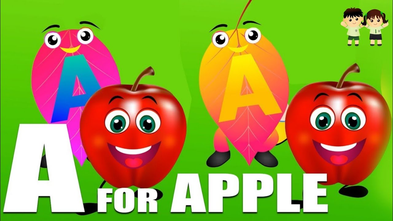 Phonics Song with Two Words A For Apple ABC Alphabet Songs with