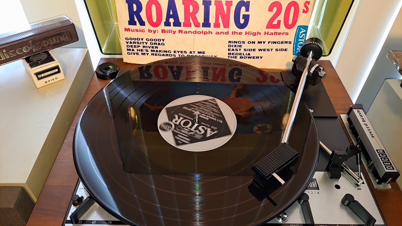 Dixie. Billy Randolph and His High Hatters. Astor 33rpm Vinyl Roaring 20s. Dual 1214 Hi-Fi Turntable