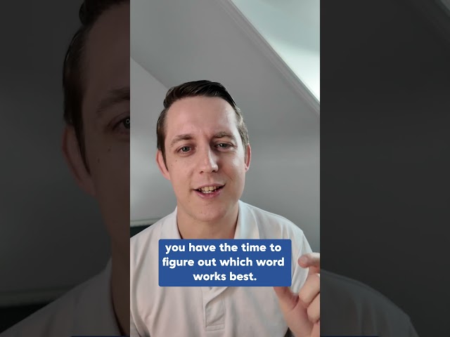 English is better in my head