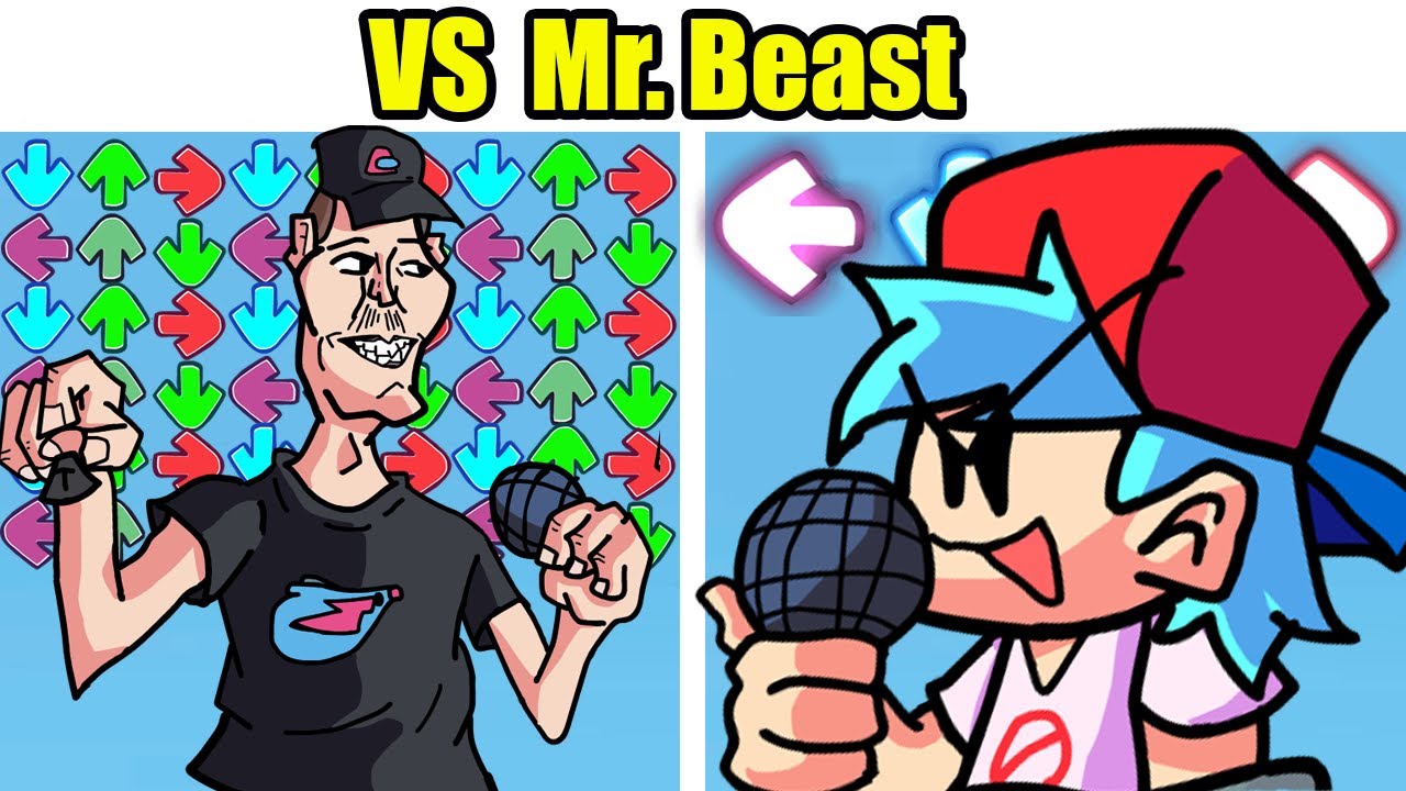 FNF vs MrBeast Full [Friday Night Funkin'] [Mods]