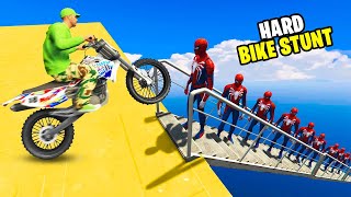 World's Most HARDEST STUNT RACE in GTA 5 😱🔥Gta 5 tamil | Gta V Stunt Bike Race | STG screenshot 5