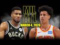 Milwaukee Bucks vs Atlanta Hawks Full Game Highlights – March 4, 2026 | NBA Season