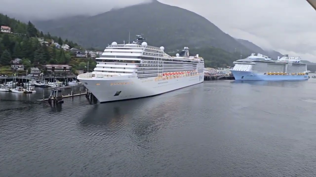 Cruising into Ketchikan 