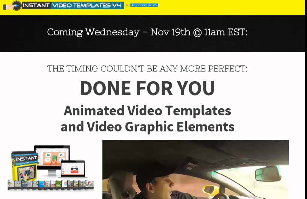Instant Video Templates V4 Ready Made Video Templates