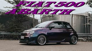 FIAT 500 ABARTH WRAPPED IN GLOSS DEEP SPACE