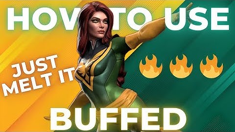 Buffed Phoenix Damage Rotation | Just Melt With Incinerate Aura | Mcoc