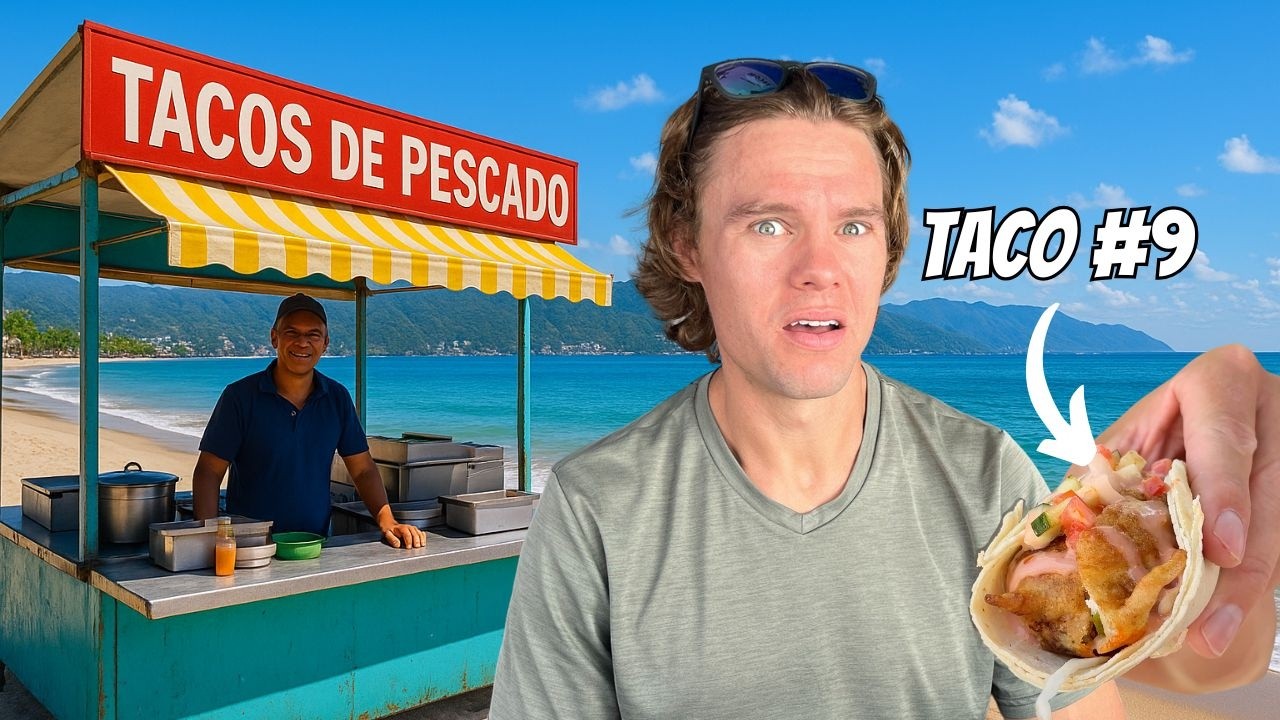 Попробовать все тако в Мексике 🇲🇽 (Мы нашли лучшие рыбные тако в Пуэрто-Вальярте!)