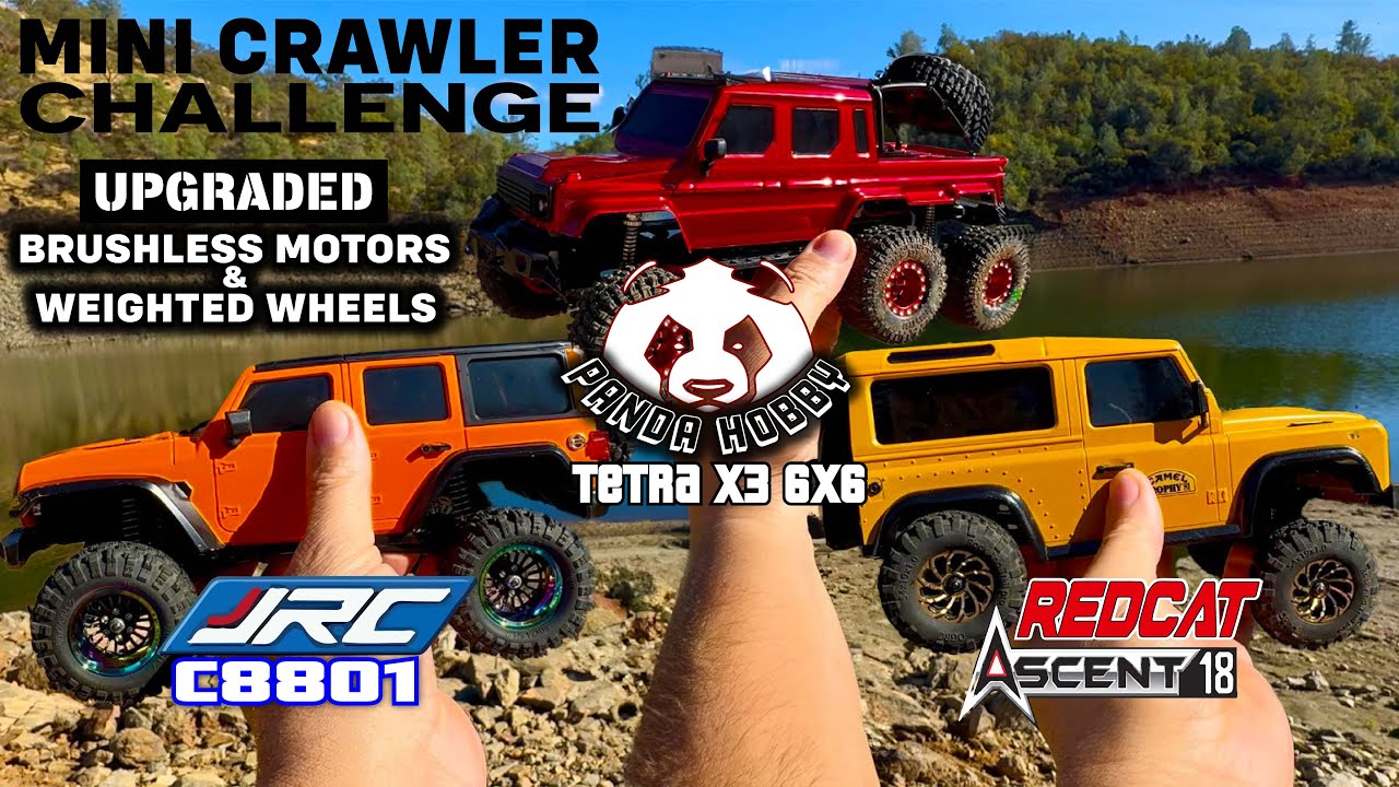 RedCat Ascent 18 vs Panda Hobby Tetra24 vs JJRC C8801🤔 - YouTube