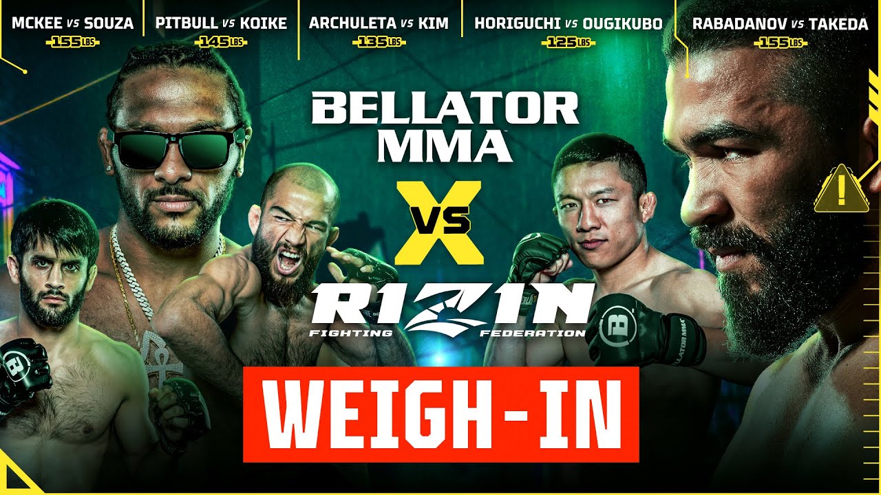 Weigh Ins Bellator MMA vs