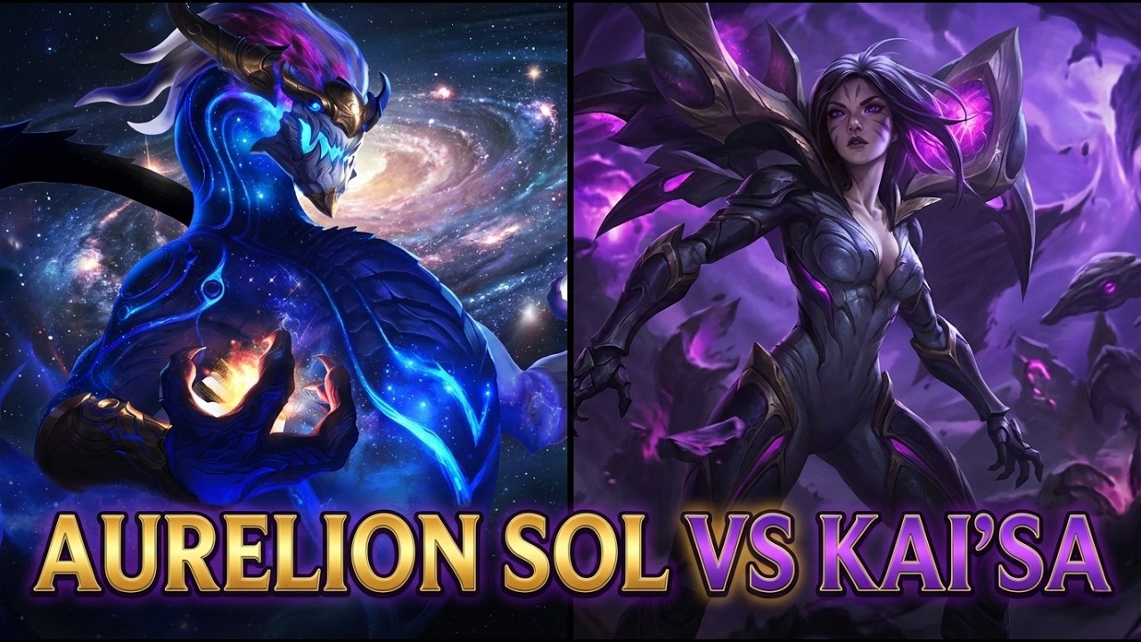 MVP AURELION SOL (8/3/12) VS KAI'SA | Eso te pasa por llevar un ADC en Mid