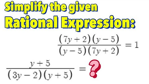 Simplifying Rational Expressions (Part 1)