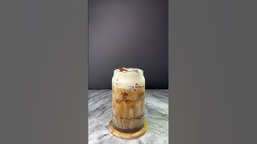 Easy to make Iced Mocha Latte  Asmr #youtubeshorts #shorts #shortvideo #asmr