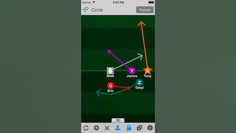 iPhone V3.2- Show Field Lines - Flag Football Playmaker iPhone App Tutorial