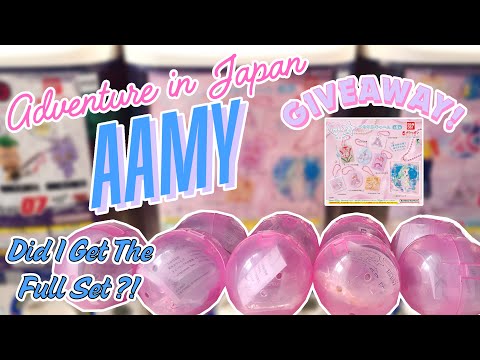 I bought EVERY AAMY GACHAPON capsule in JAPAN! Can I Get a Full Set of Gashapons in Tokyo? (4K)