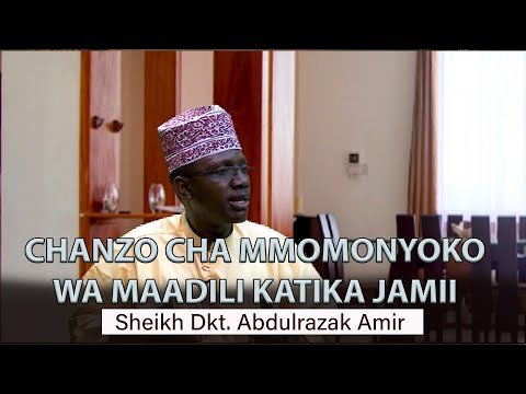 CHANZO CHA MMOMONYOKO WA MAADILI KATIKA JAMII | Sheikh Dkt. Abdulrazak Amir