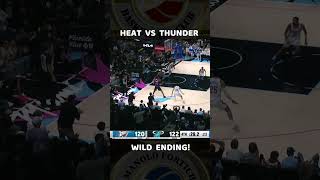 Andrew Wiggins' late 3 lifts Heat past Thunder #nba