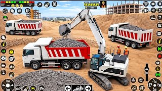 Real City Construction Simulator 3D - City Road Builder Excavator Trucks - Android Gameplay  screenshot 4