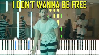 Video thumbnail of "I Don't Wanna Be Free - A Heist With Markiplier [Synthesia Piano Tutorial]"