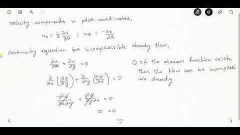 Stream function and its properties