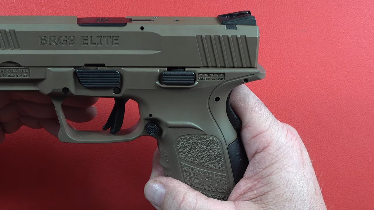 Обзор пистолета Buffalo Cartridge Company BRG9 Elite Gen 1 FDE 9 мм