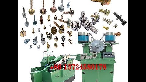 Full auto screw vertical washer assembly machine and bolt combination machine with washer spring.