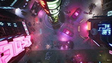 Animated Cyberpunk Battlemap: Kuroku District