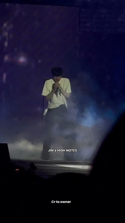 Jin’s high notes ✨💕