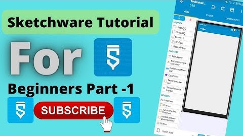 Sketchware Tutorial for Beginners Part-1 | Sketchware Pro