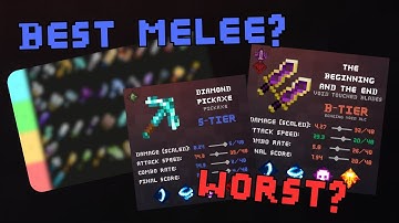 EVERY Melee Weapon in Minecraft Dungons!