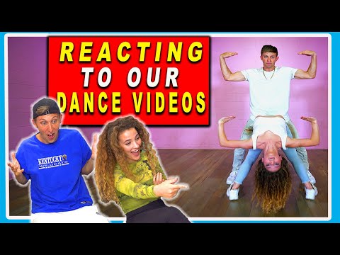 REACTING TO OUR OLD VIDEOS! ft Sofie Dossi