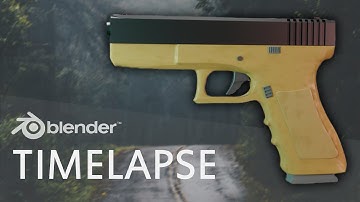 How to Make WEAPONS in BLENDER 2.9+ | Timelapse