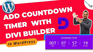 How to Add Countdown Timer In WordPress Website Using Divi Builder | Learn Free Wordpress Tutorials