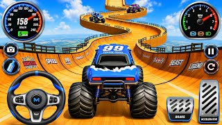 Ultimate Monster Truck Mega Ramp Challenge 3D | Extreme Stunt Racing Master Driving Game  screenshot 5