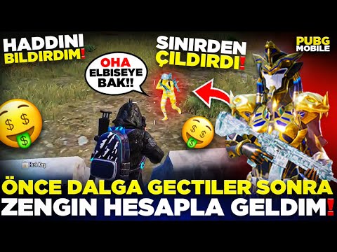 ÖNCE DALGA GEÇTİLER SONRA 9999999$’LİK 😎 HESAP İLE HADDİNİ BİLDİRDİM!! 😏| PUBG MOBİLE