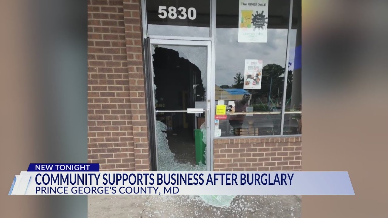 Community’s support ‘overwhelms’ local business after burglary in Prince George’s Co.