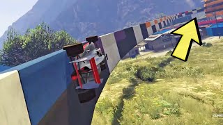 ماب الفورميلا وان أنهيناها بالغش في لعبة جي تي أي 5 | GTA V F1 Parkour Challenge