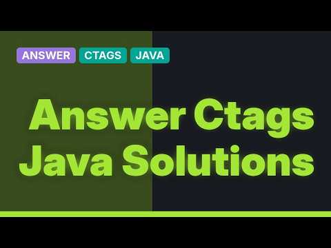 How to use ctags and vim to jump to java methods?