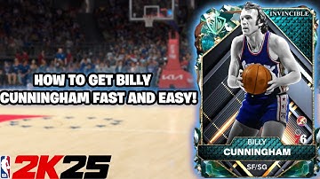 HOW TO GET INVINCIBLE BILLY CUNNINGHAM AND BEAT DOMINATION FAST AND EASY IN NBA 2K25 MYTEAM!