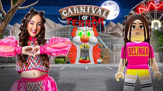 BELINHA ENTRA NO PARQUE DO IT A COISA NO ROBLOX - ESCAPE THE CARNIVAL screenshot 5